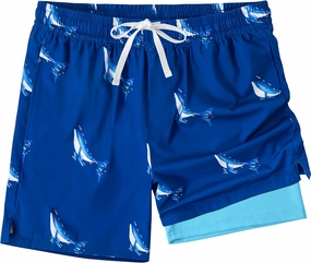 Men's Swim TrunksMesh Lining Quick Dry with Pockets Beach Shorts Hawaiian
