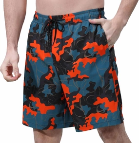 Mens 5/7" Ineseam Swim Trunks with Compression Liner 2 in 1 Bathing Suit Swimwear with Zip Pockets UPF50  Board Shorts