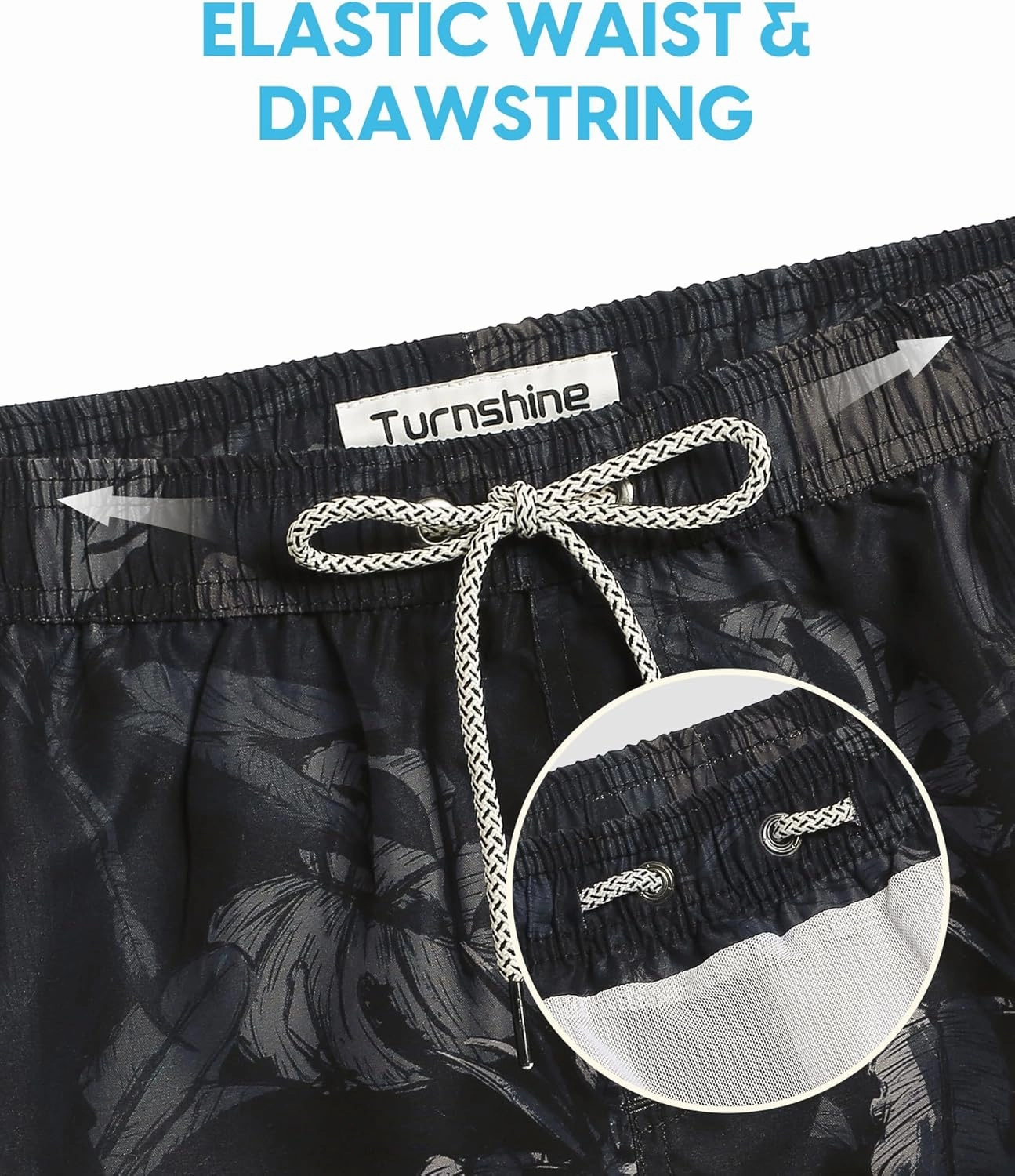 Mens Swim Trunks 5 Inch Swimming Shorts with Mesh Lining Quick Dry Bathing Suits for Men Swimwear
