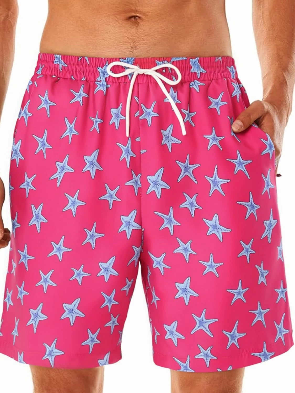 Mens Swim Trunks 7 Inch 9 Inch Quick Dry Board Shorts Swimwear Bathing Suit Beach Swim Shorts with Pockets