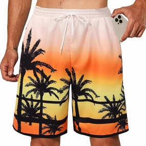Mens Swim Trunks 7 Inch 9 Inch Quick Dry Board Shorts Swimwear Bathing Suit Beach Swim Shorts with Pockets