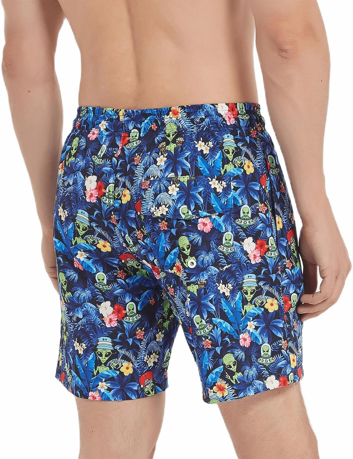 Mens Swim Trunks 7 Inch Inseam Board Shorts with Compression Liner Swimsuit Bathing Suit Quick Dry