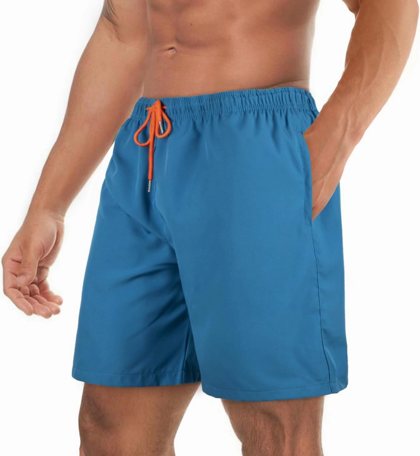 Mens Swim Trunks 7" Quick Dry Swim Shorts Swimsuit Swimming Trunks Swimwear with Pockets
