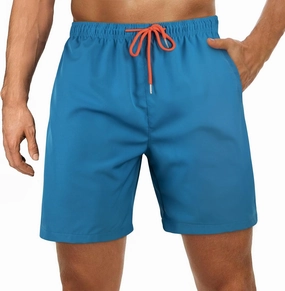 Mens Swim Trunks 7" Quick Dry Swim Shorts Swimsuit Swimming Trunks Swimwear with Pockets