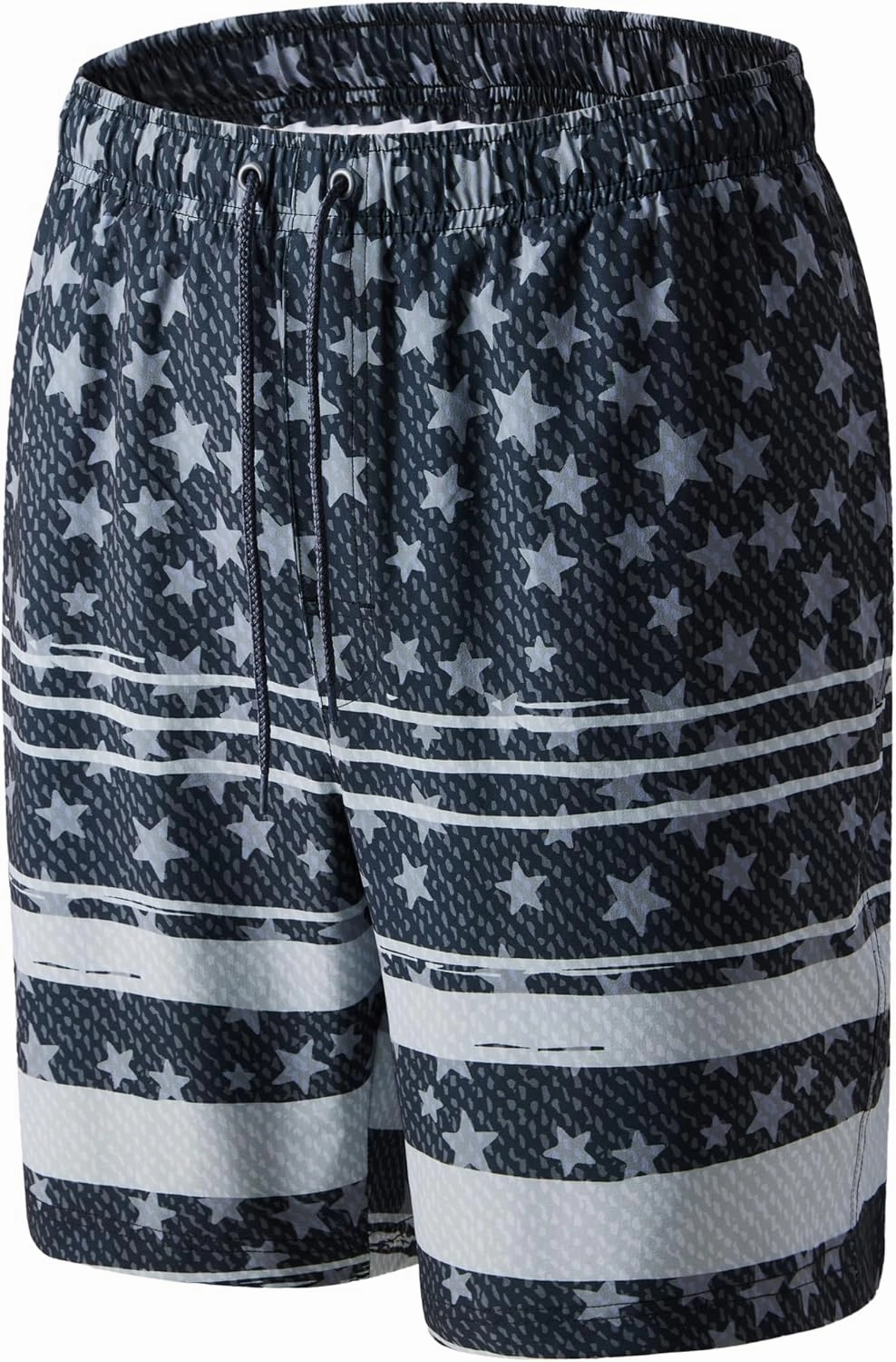 Mens Swim Trunks 8 inch Inseam Mesh Liner Quick-Dry Lightweight 4-Way Stretch Bathing Suit Swimming Trunks for Men UPF 50 