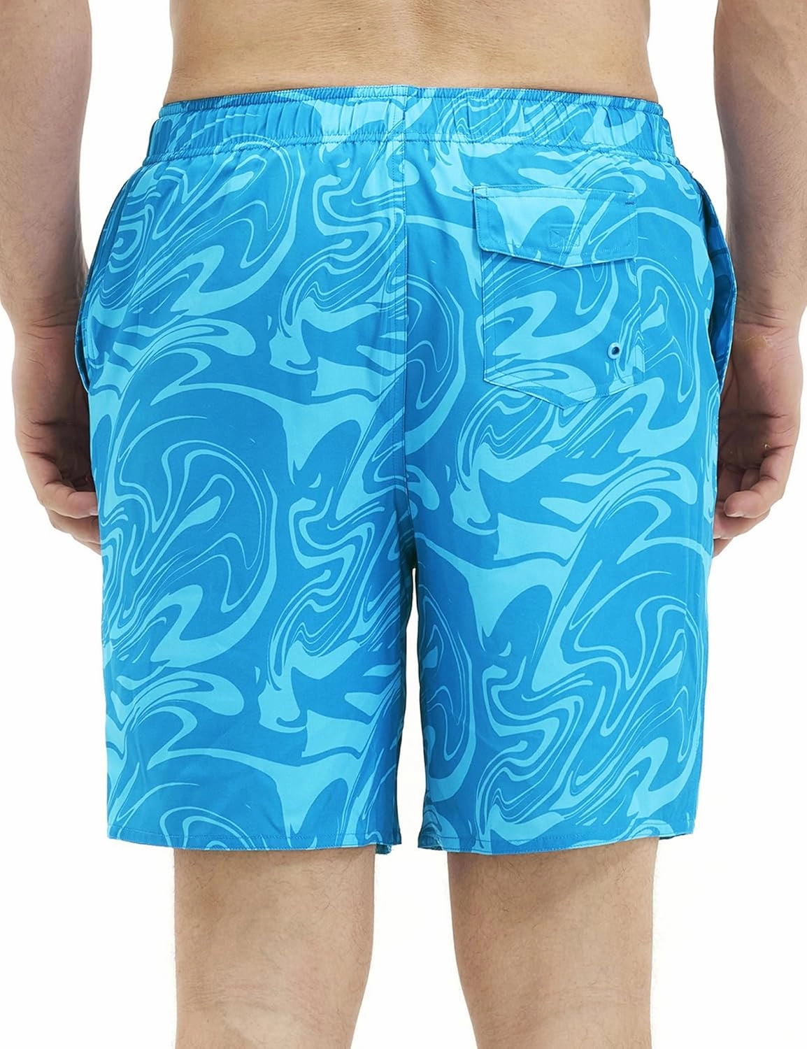 Mens Swim Trunks 8 inch Inseam Mesh Liner Quick-Dry Lightweight 4-Way Stretch Bathing Suit Swimming Trunks for Men UPF 50 