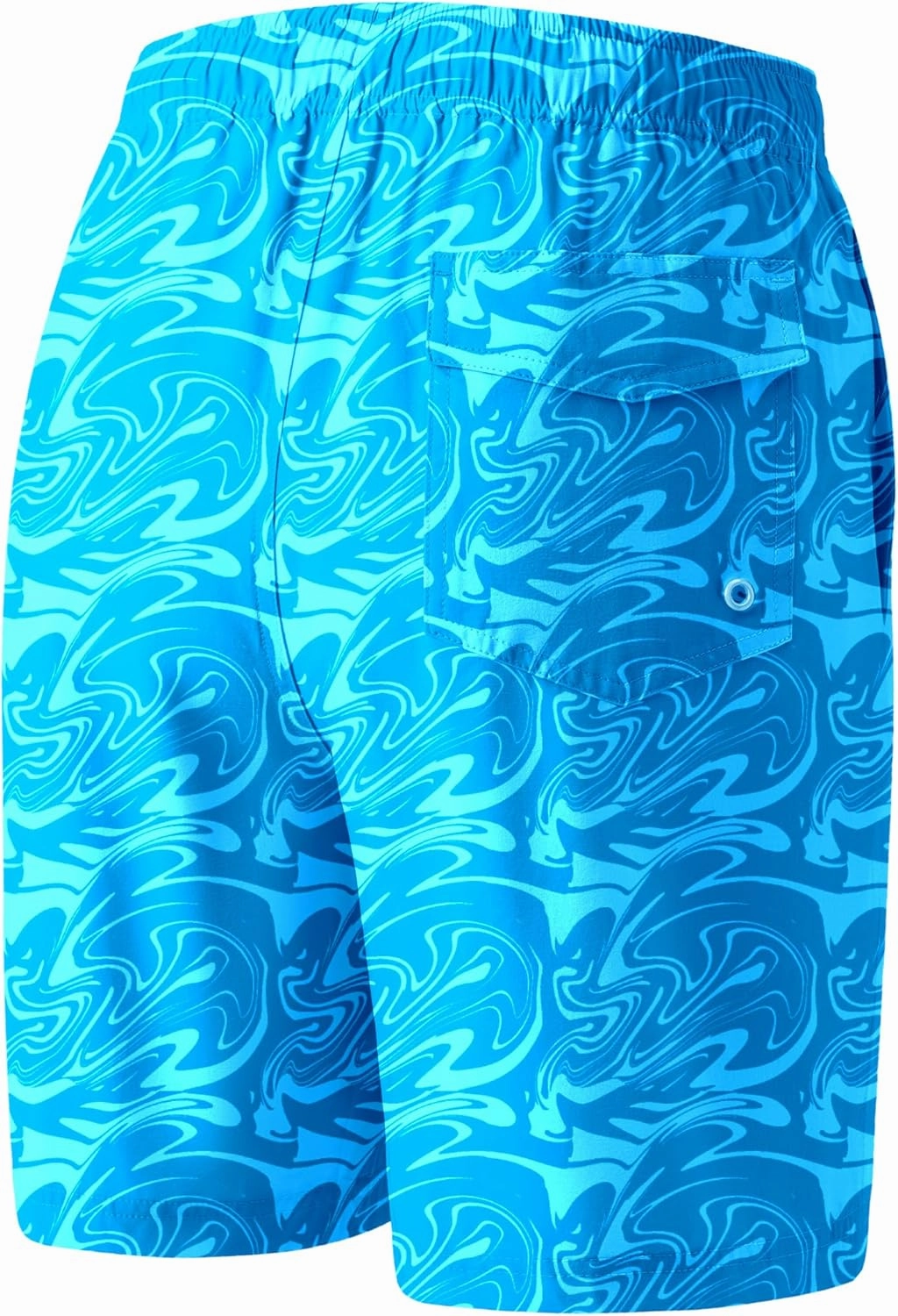 Mens Swim Trunks 8 inch Inseam Mesh Liner Quick-Dry Lightweight 4-Way Stretch Bathing Suit Swimming Trunks for Men UPF 50 