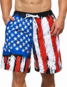 Mens Swim Trunks Bathing Suit 9" Board Shorts Quick Dry Swim Shorts Men Swimwear Mesh Lining Beach Swimsuit