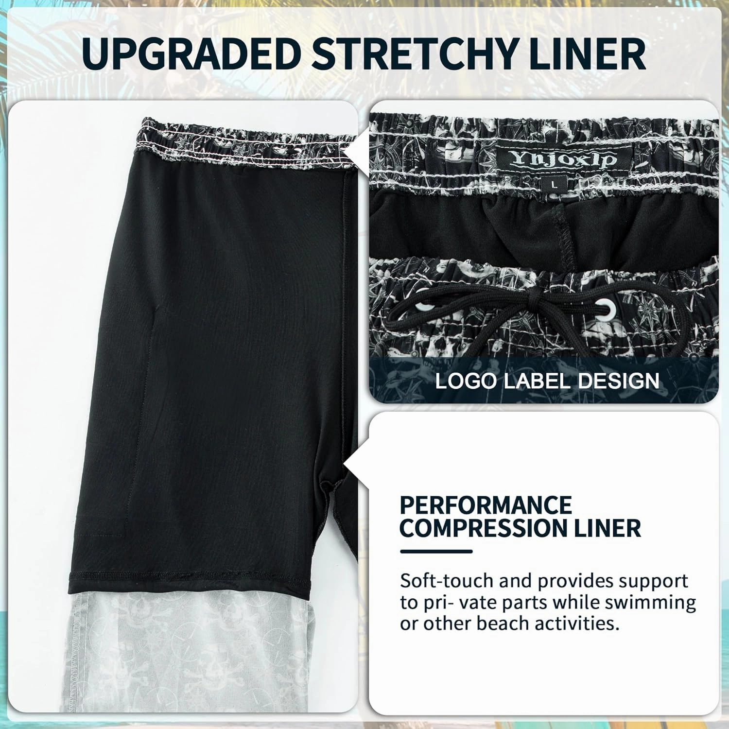 Mens Swim Trunks Quick Dry Board Shorts Bathing Suit for Men Beach Swimwear Breathable Surf Beach Shorts Swimwear