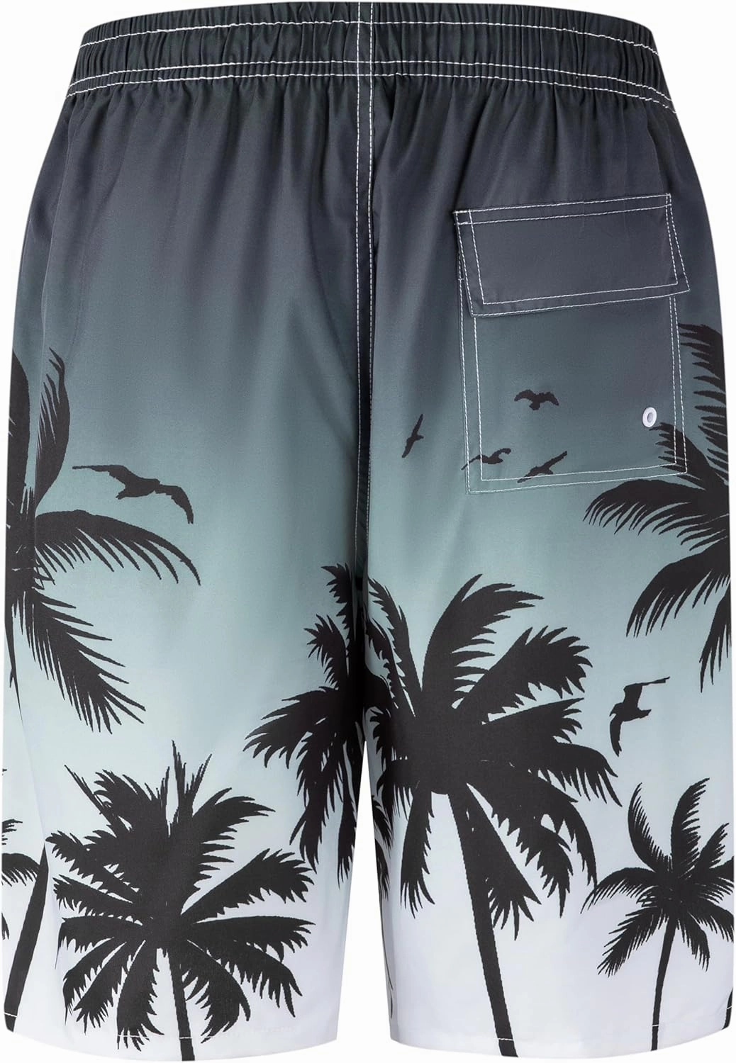 Mens Swim Trunks Quick Dry Board Shorts with Mesh Lining, Breathable Fit Print Beach Shorts Swimwear Bathing Suits