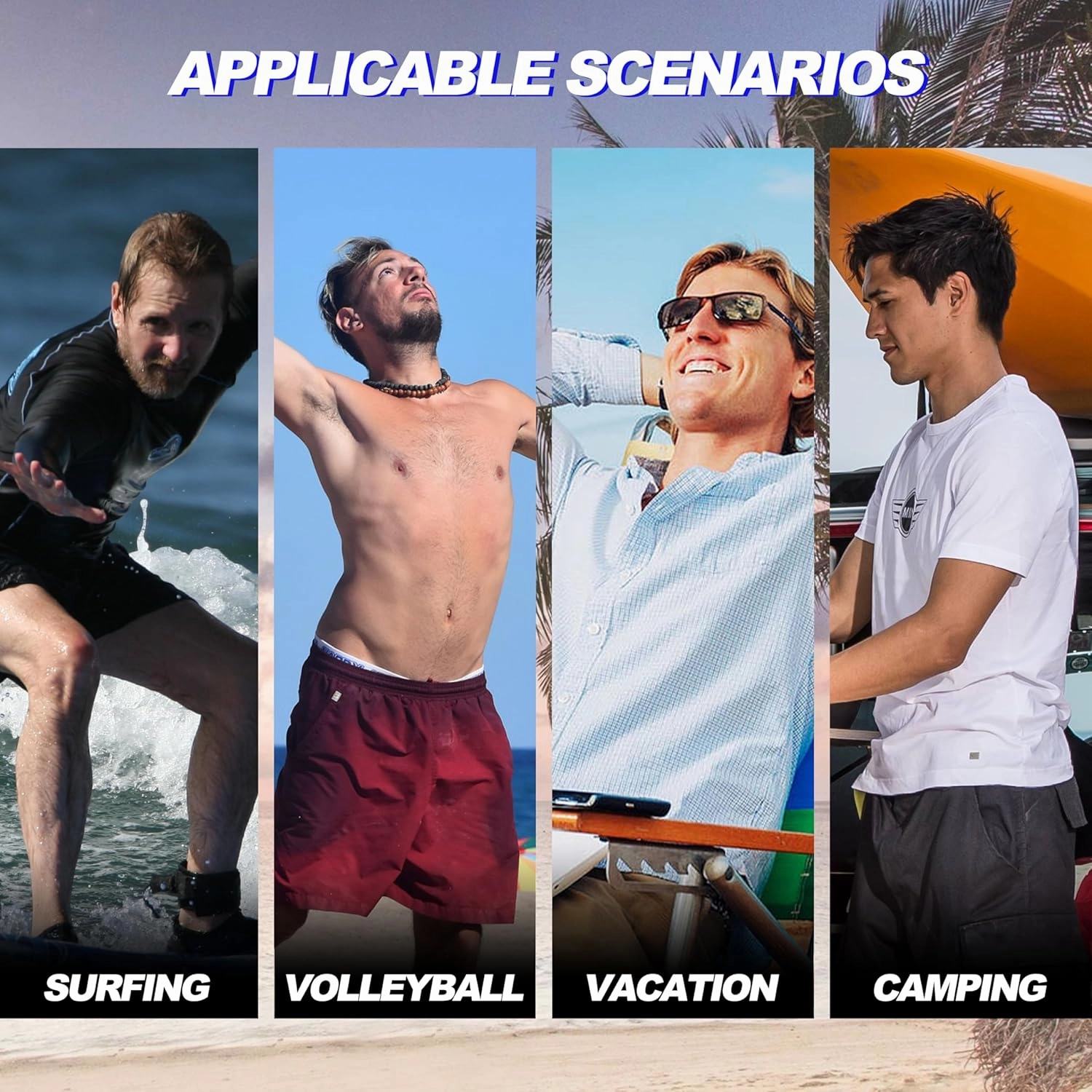 Mens Swim Trunks Quick Dry Board Shorts with Mesh Lining, Breathable Fit Print Beach Shorts Swimwear Bathing Suits