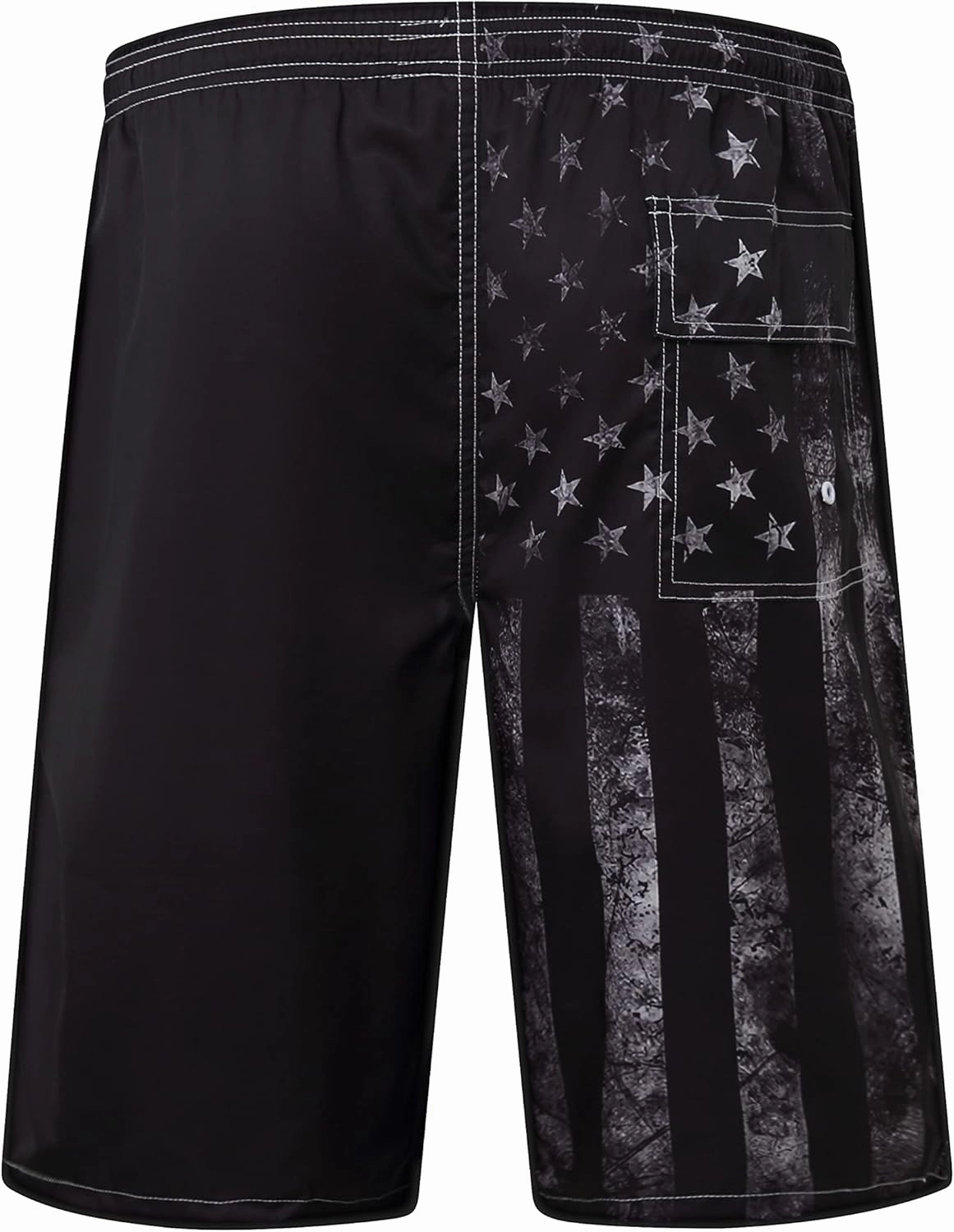 Mens Swim Trunks Quick Dry Board Shorts with Mesh Lining, Breathable Fit Print Beach Shorts Swimwear Bathing Suits