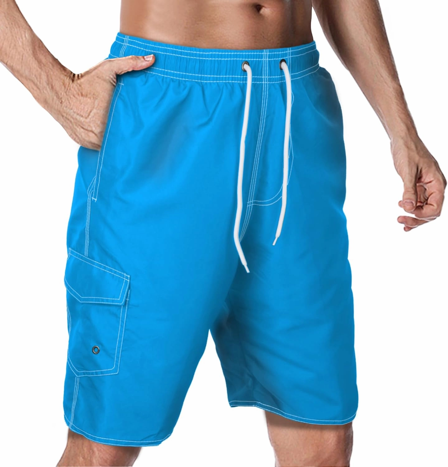 Mens Swim Trunks Swim Shorts Swimming Trunks Swimsuit Quick Dry with Mesh Lining Swimwear