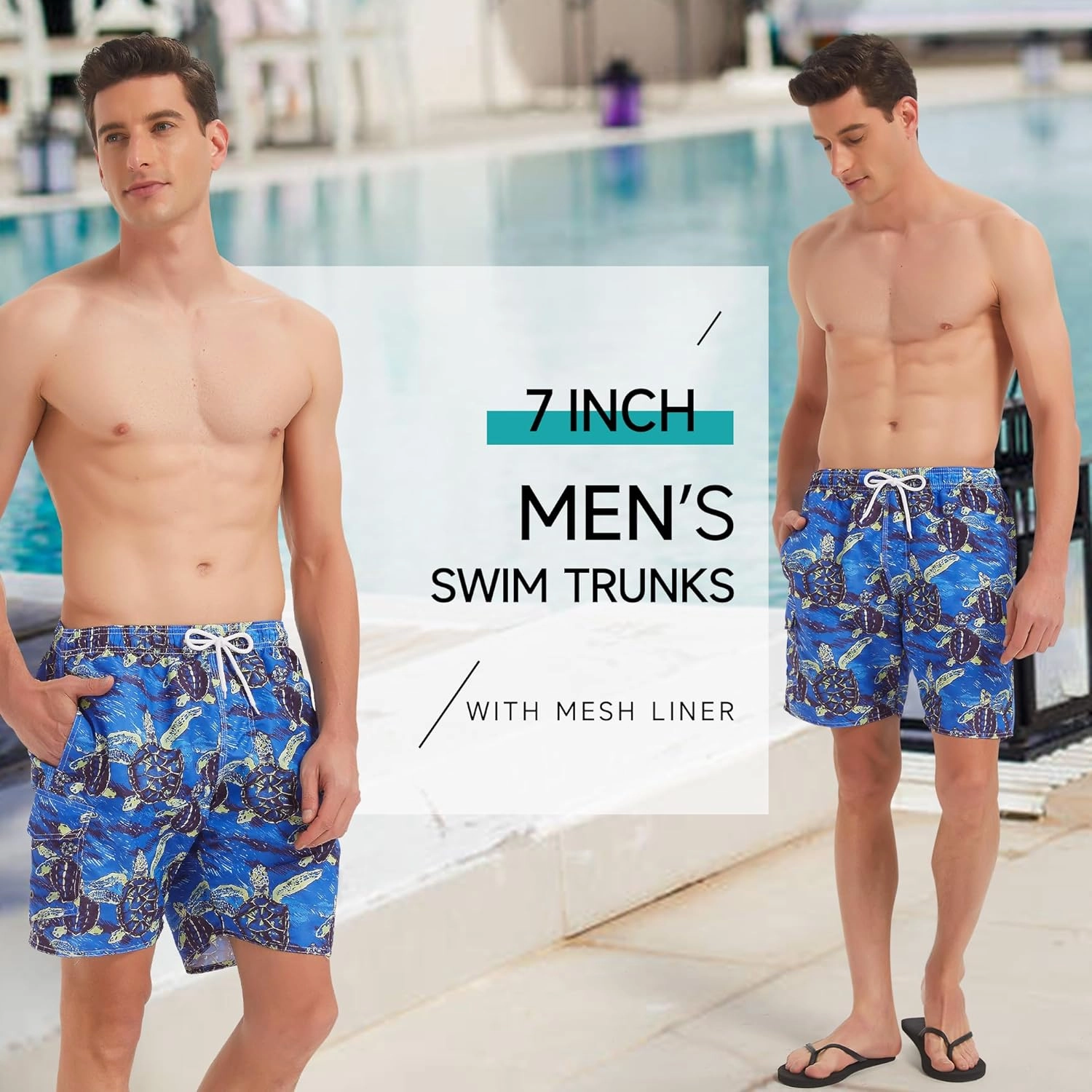 Mens Swim Trunks Swimsuit Trunks Swim Shorts Swimwear