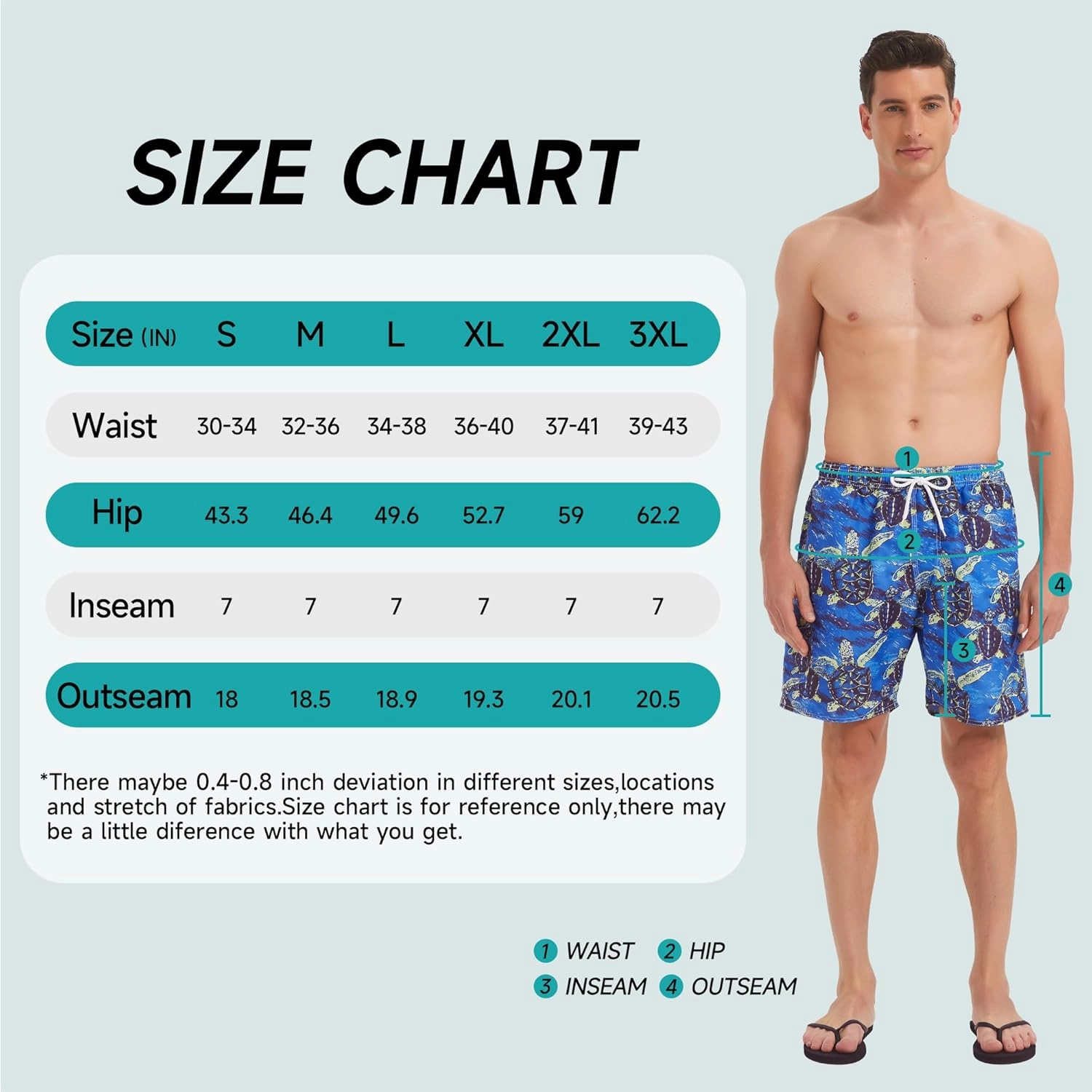 Mens Swim Trunks Swimsuit Trunks Swim Shorts Swimwear