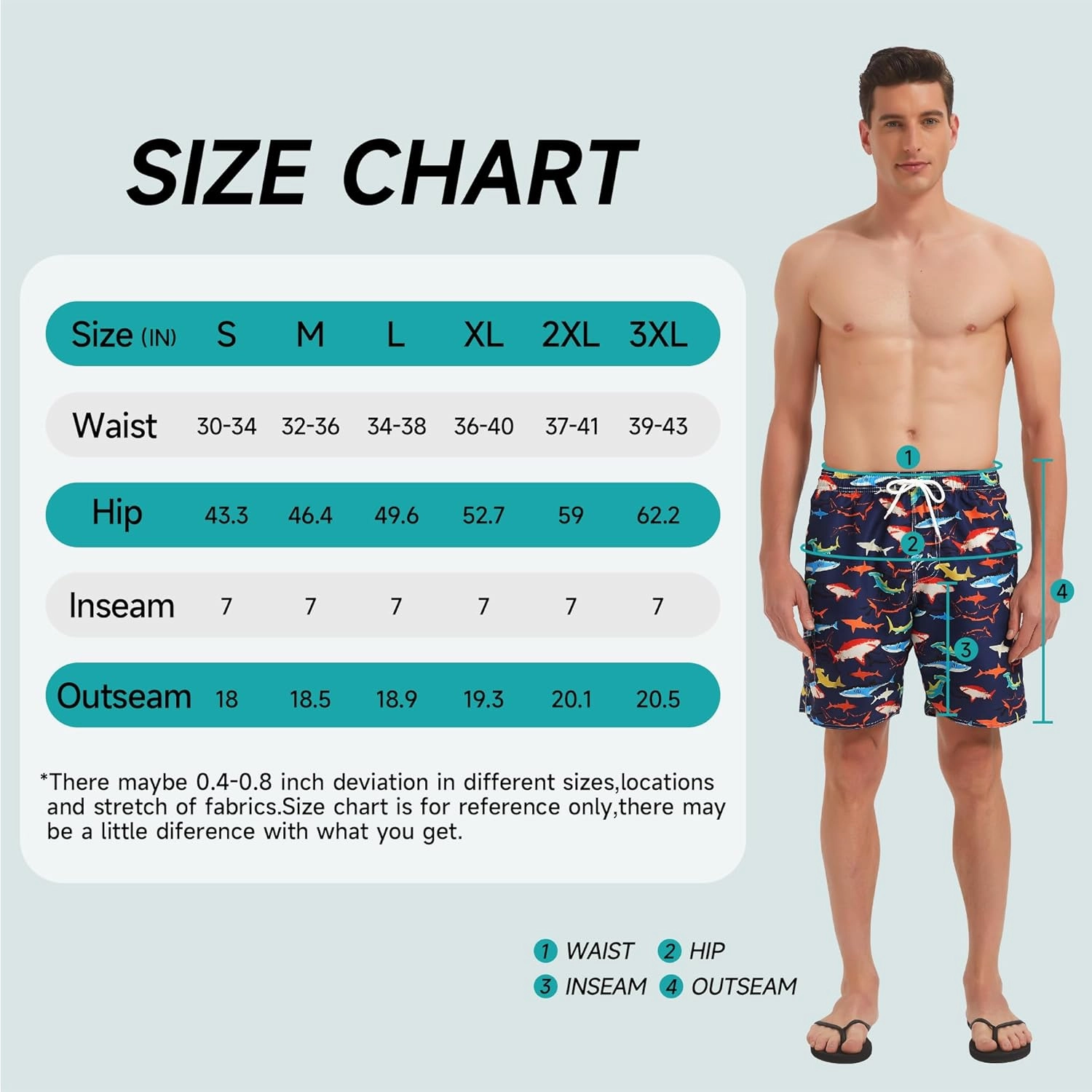 Mens Swim Trunks Swimsuit Trunks Swim Shorts Swimwear