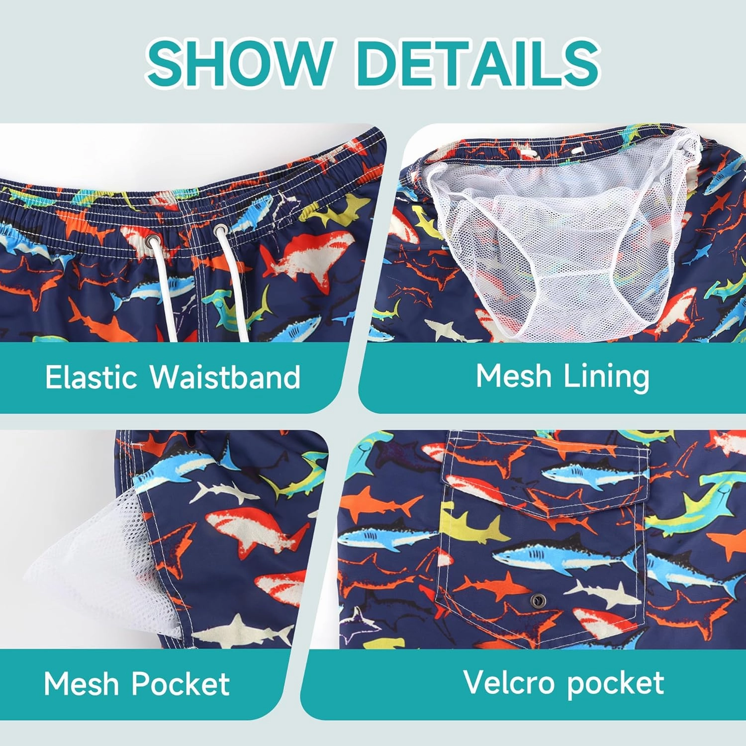 Mens Swim Trunks Swimsuit Trunks Swim Shorts Swimwear
