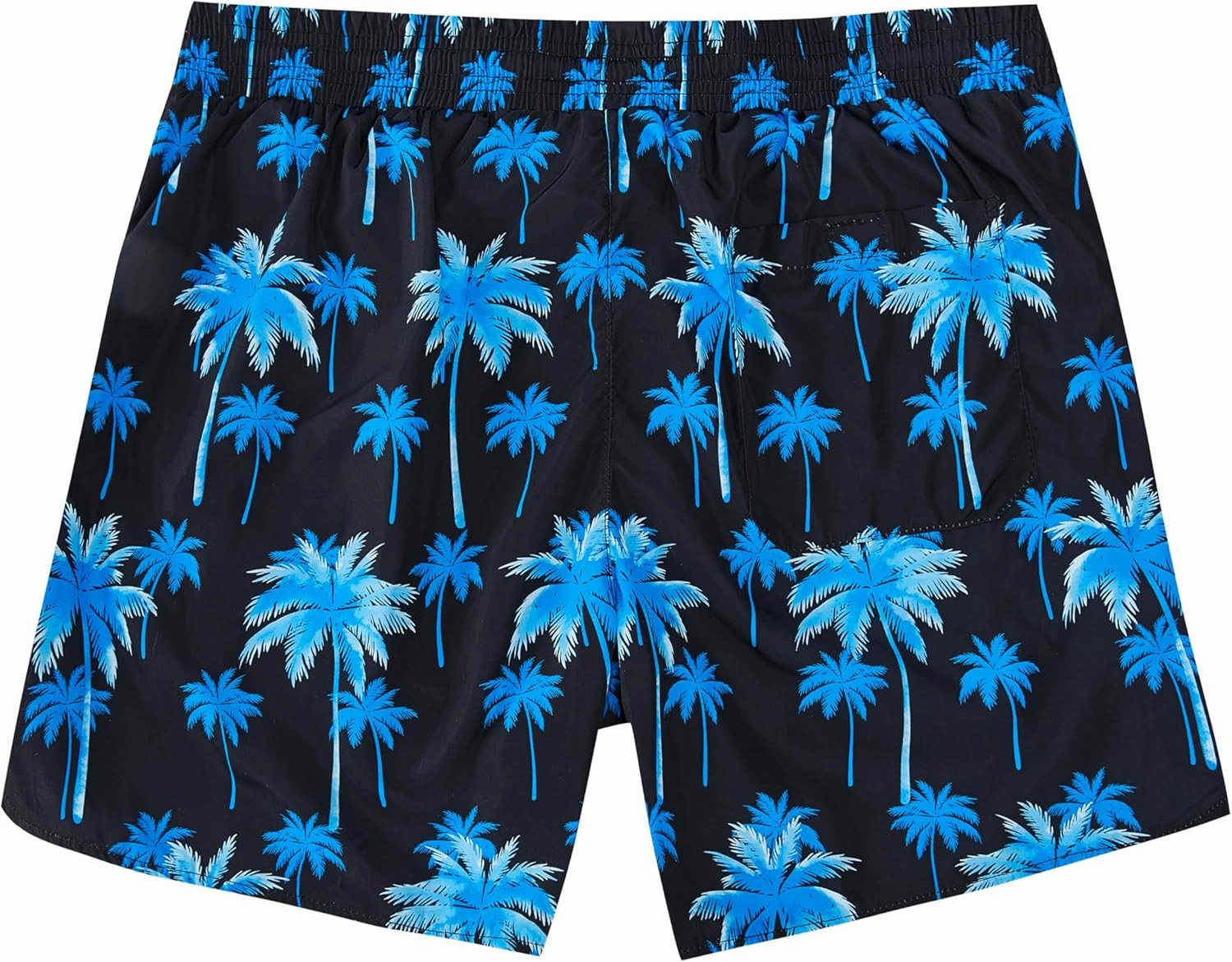 Mens Swim Trunks with Compression Liner 5" Stretch Board Shorts Quick Dry Zipper Pockets 2 in 1 Mens Bathing Suits