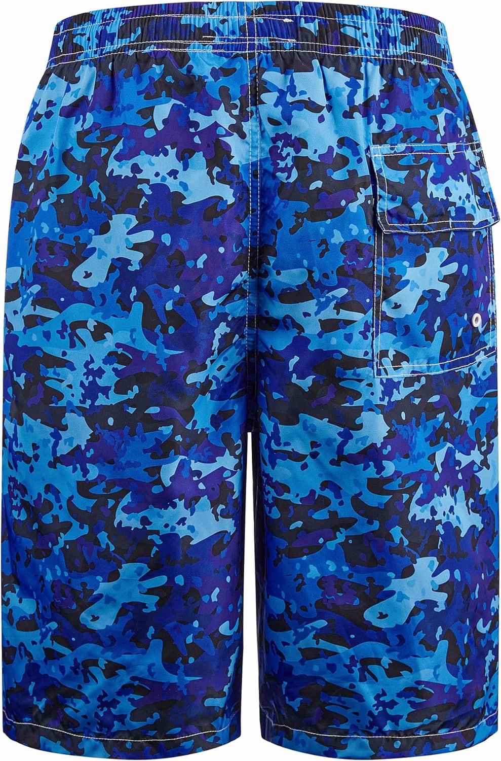 Mens Swim Trunks with Compression Liner 9" Built-in Board Shorts 2 in 1 Quick Dry Bathing Suits with Zipper Pockets