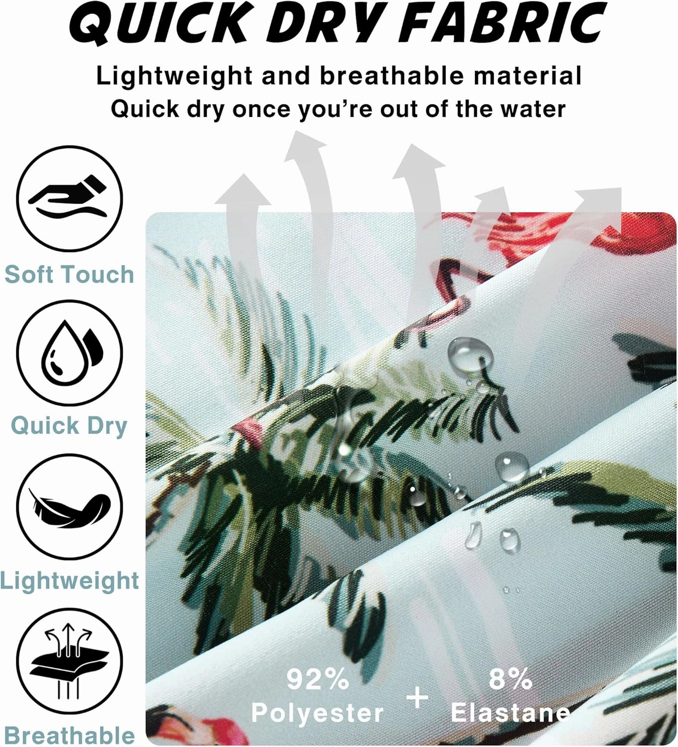 Mens Swim Trunks with Compression Liner 9" Swim Trunks Quick Dry Surfing Beach Shorts Hawaii Sports Shorts
