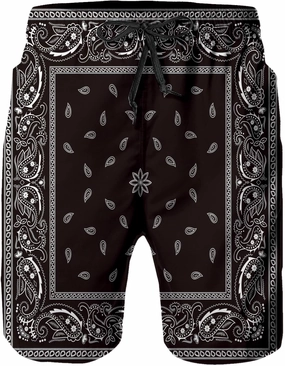 Mens Swim Trunks with Mesh Lining,Quick Dry Swimsuit Board Shorts Beach Pants Swimwear Bathing Suits