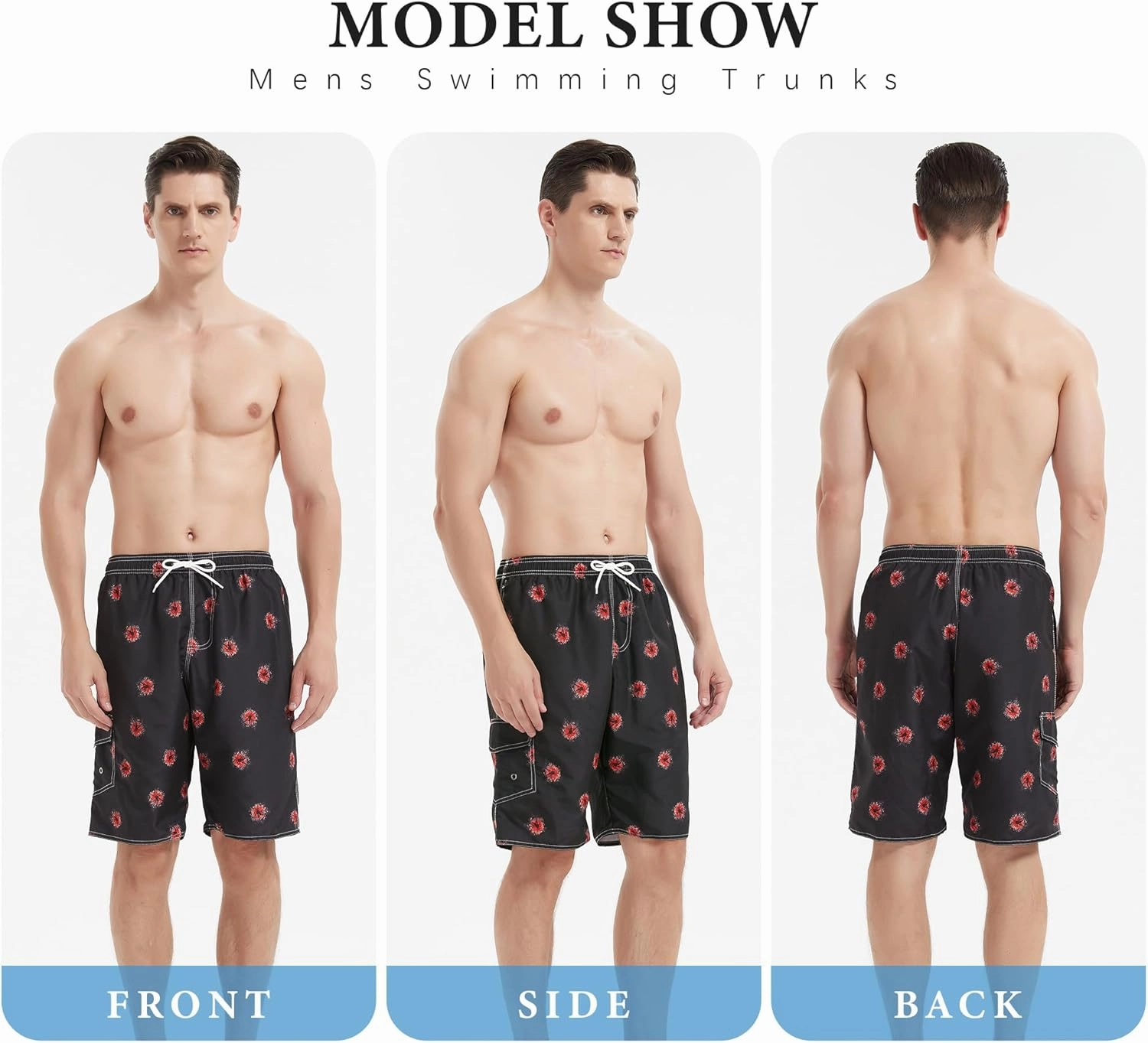 Mens Swimming Trunks Swim Trunks Quick Dry Swim Shorts with Mesh Lining Funny Swimwear Bathing Suits