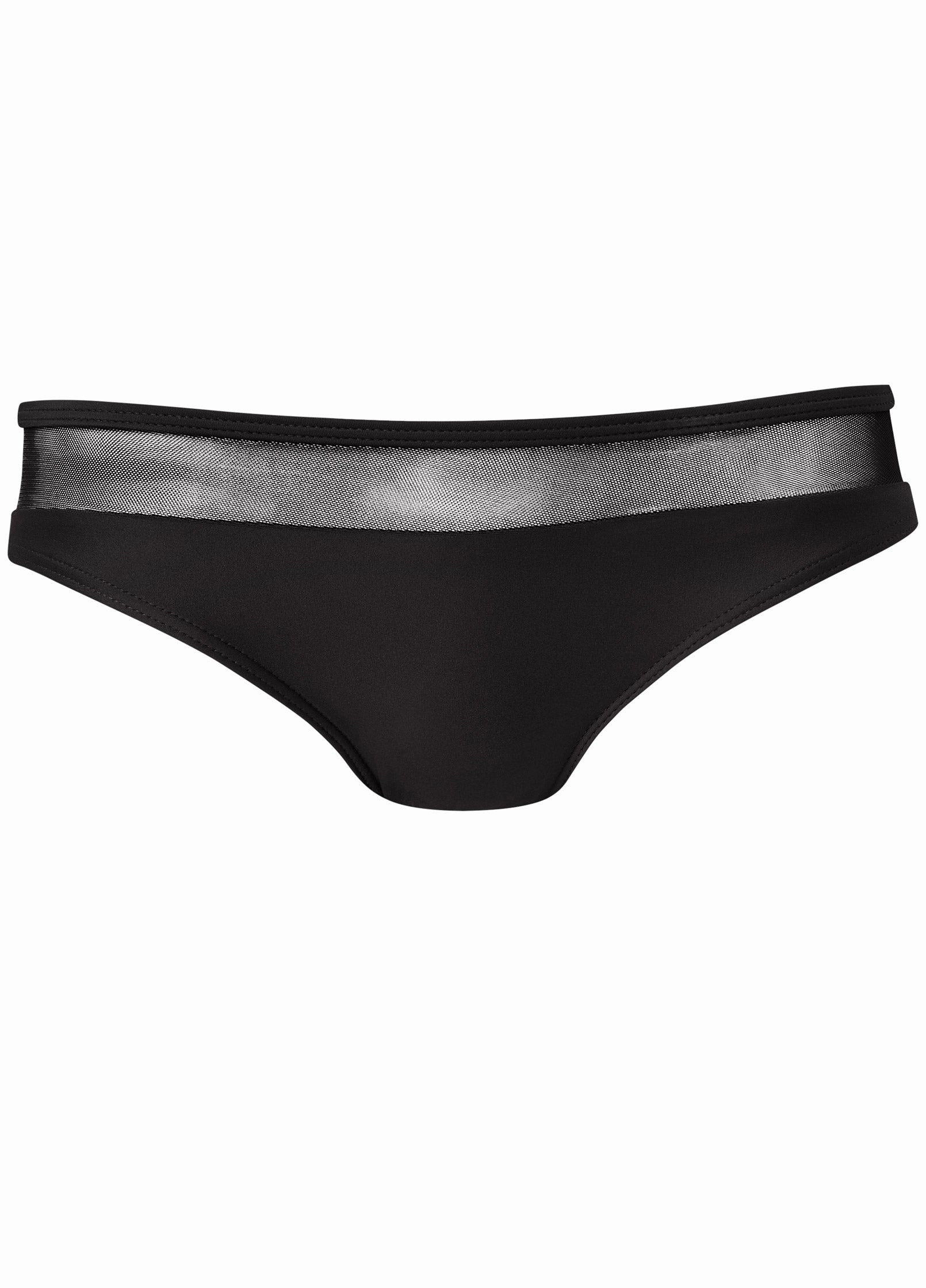 Mesh Band Moderate Bottom - Black Beauty