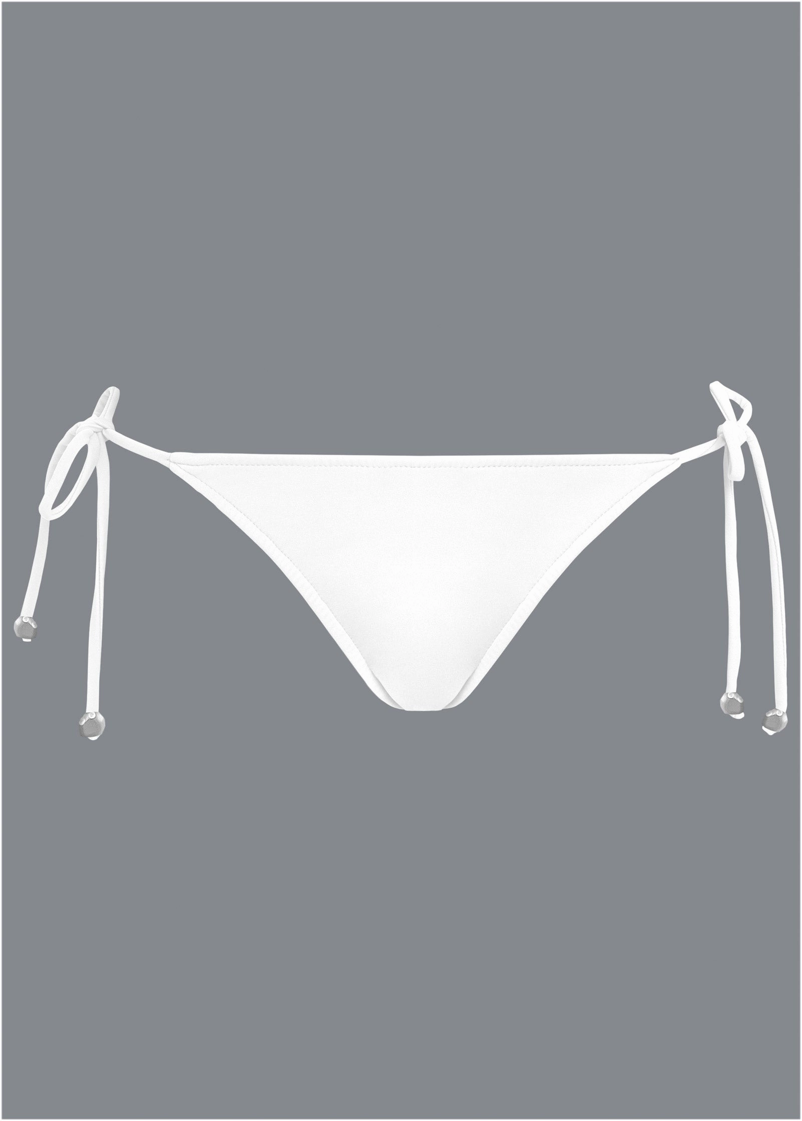 Miami Tie Side Bottom  - Bright White