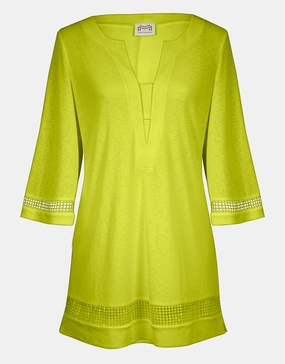 Midi Tunic - Kiwi Green