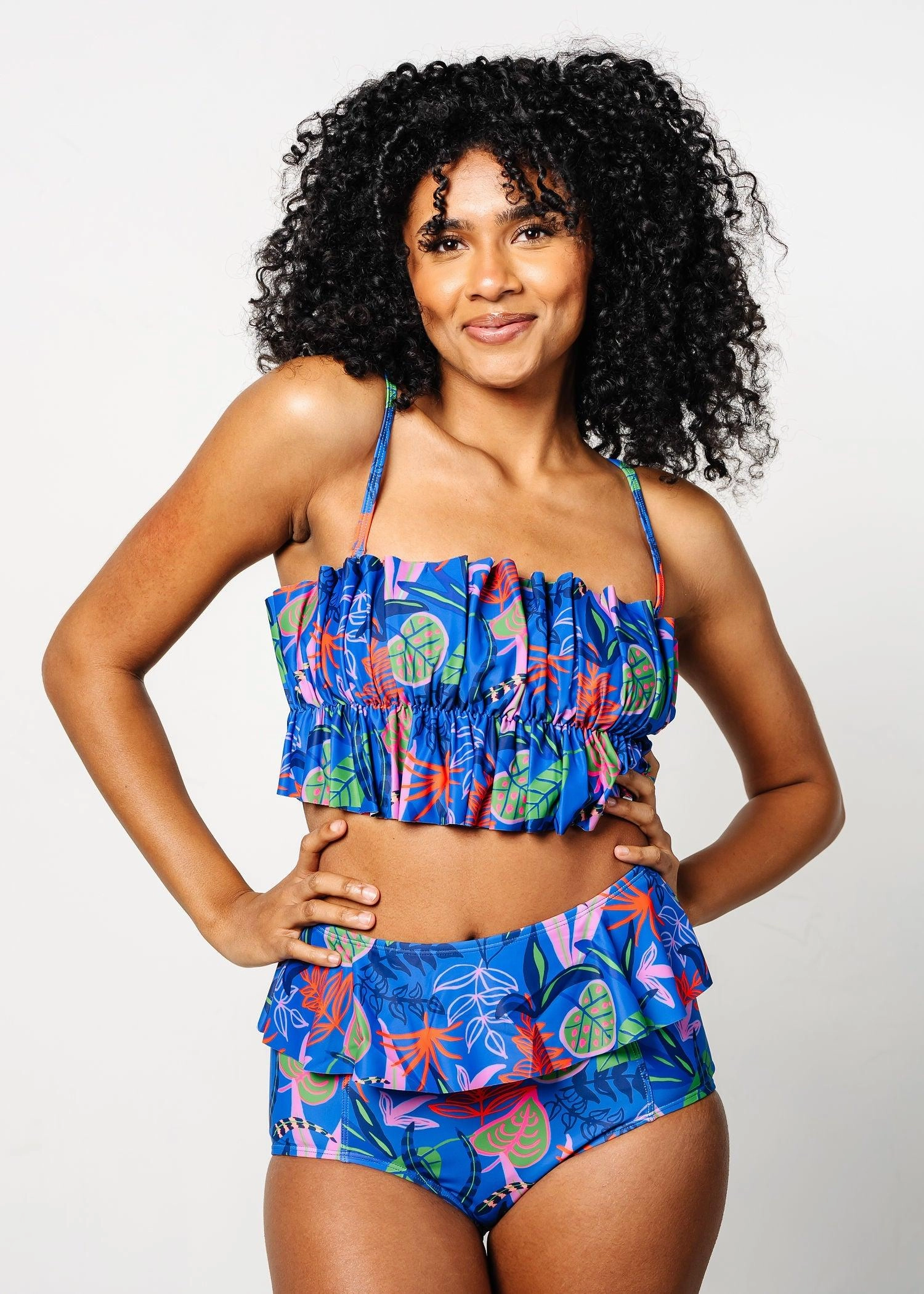Midnight Jungle | Peplum Bottoms