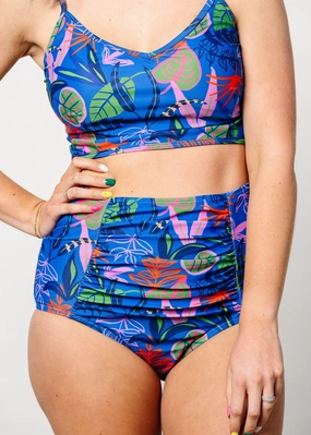 Midnight Jungle | Ruched Bottoms 2.0