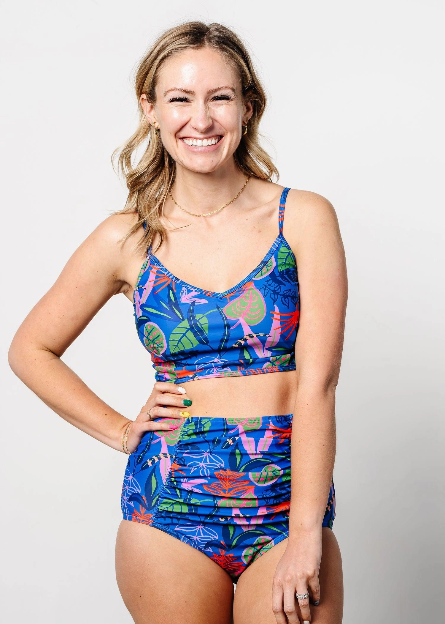 Midnight Jungle | Ruched Bottoms 2.0