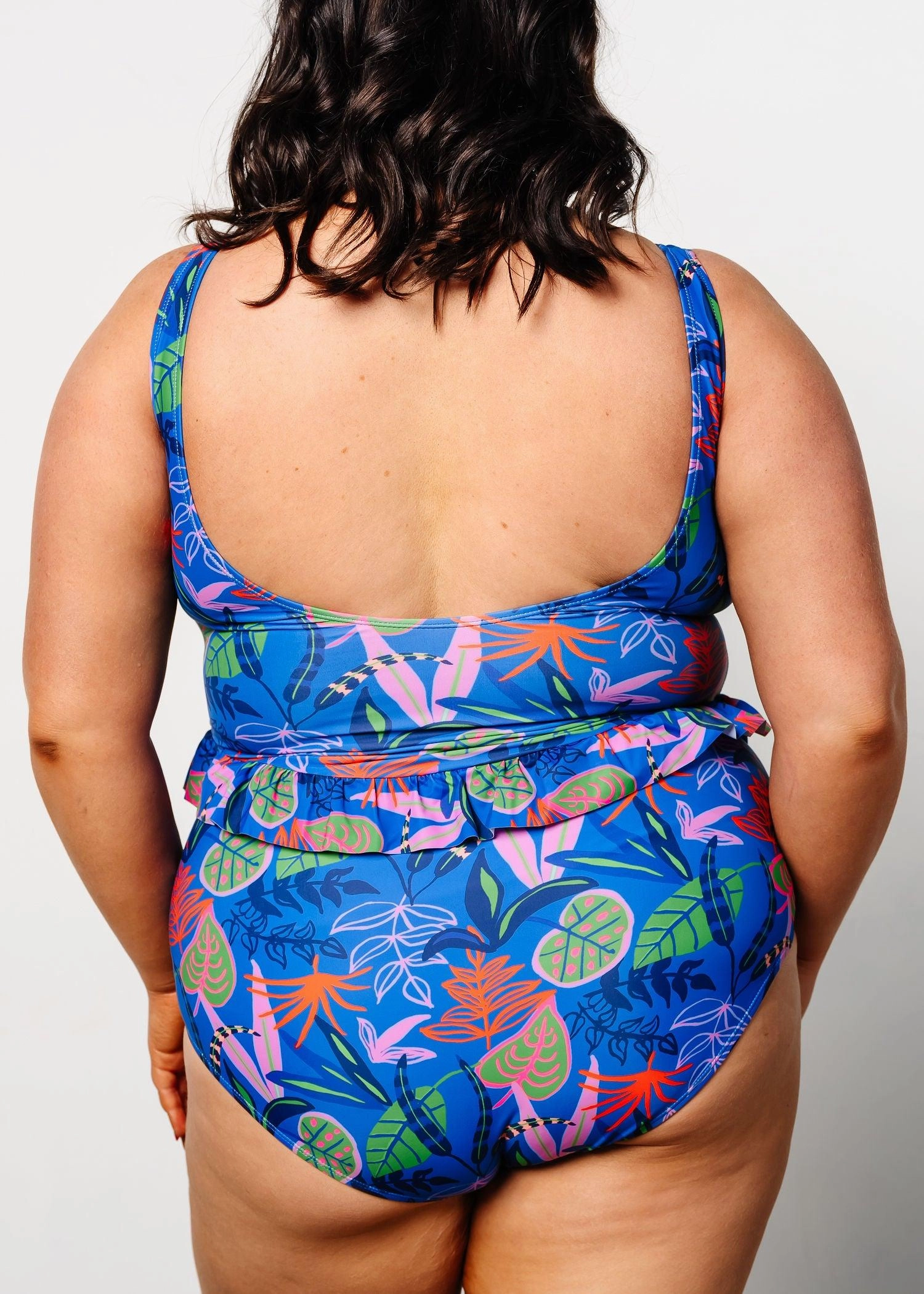 Midnight Jungle | Skirted One-Piece