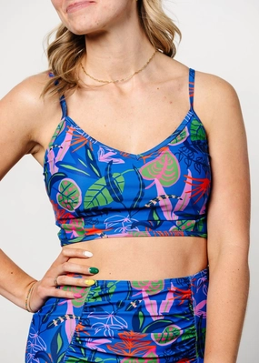 Midnight Jungle | V'D Crop Top