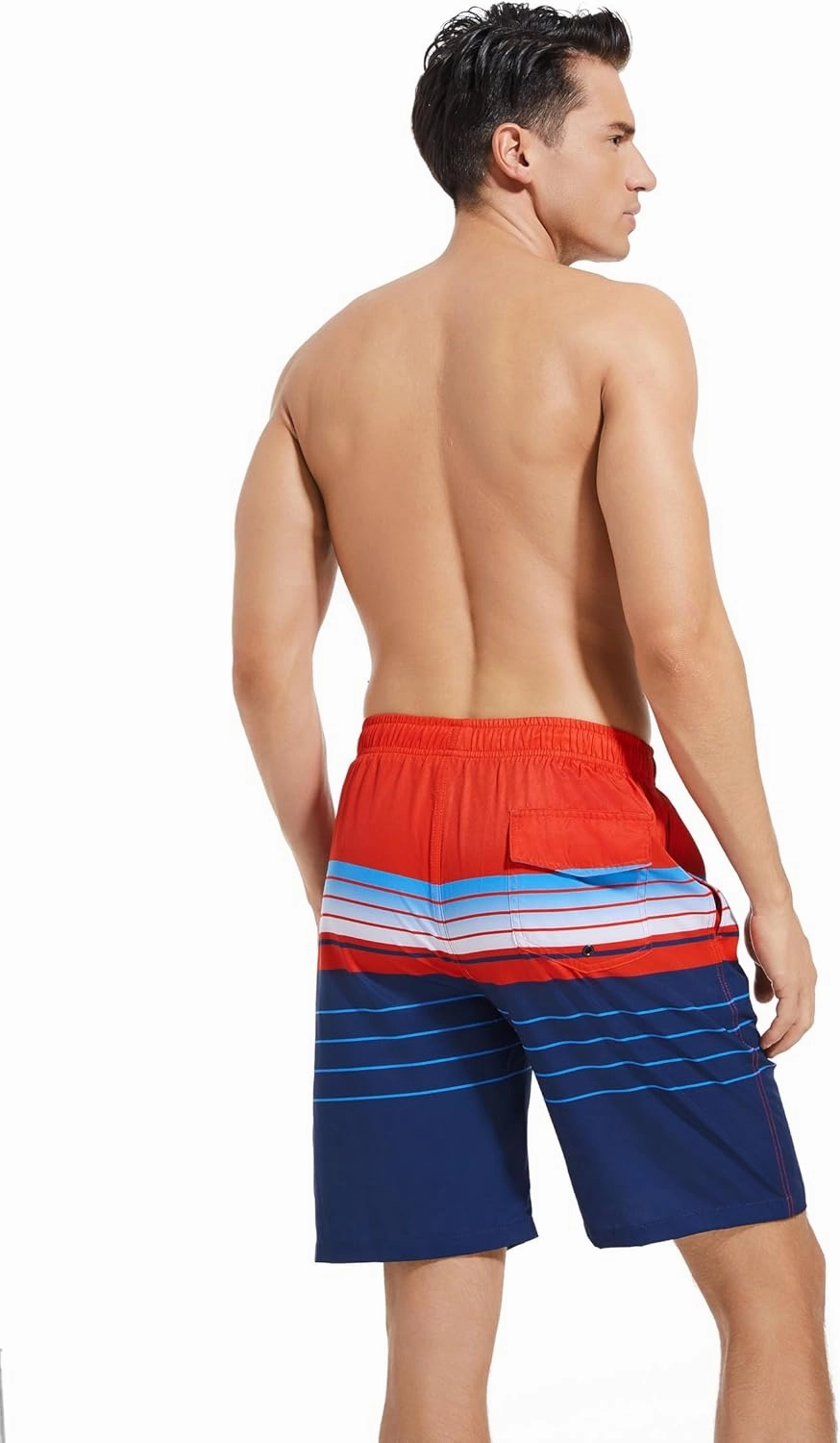 MILANKERR Mens Swim Trunks Swimming Trunks for Men,Mens Bathing Suit Swimsuit Men's Swimwear Swim Short 9" Inseam 20" Outseam