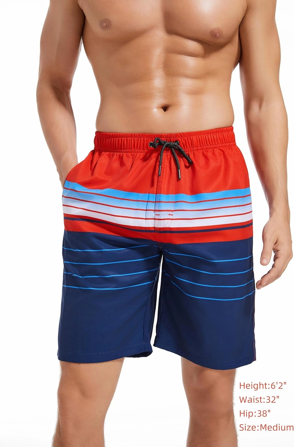 MILANKERR Mens Swim Trunks Swimming Trunks for Men,Mens Bathing Suit Swimsuit Men's Swimwear Swim Short 9" Inseam 20" Outseam