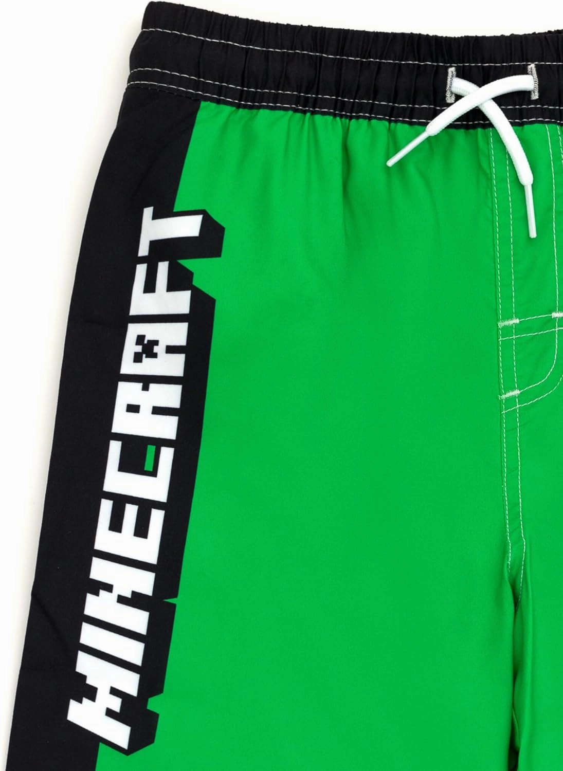 Minecraft Zombie Creeper Alex Steve Rash Guard and Swim Trunks Outfit Set Little Kid to Big Kid