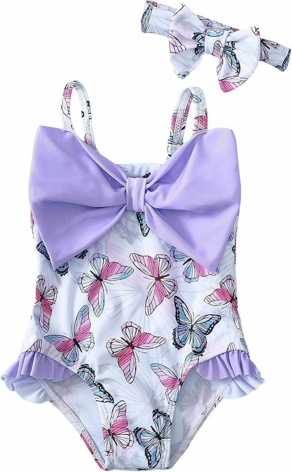 Mioglrie Toddler Baby Girl Swimsuit Infant Bathing Suits Summer Beach Swim Suit Newborn One Piece Swimwear for Girls