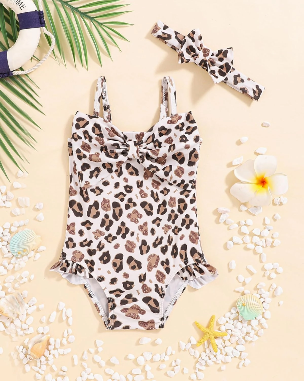 Mioglrie Toddler Baby Girl Swimsuit Infant Bathing Suits Summer Beach Swim Suit Newborn One Piece Swimwear for Girls