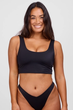 Mira Bikini Top - Black