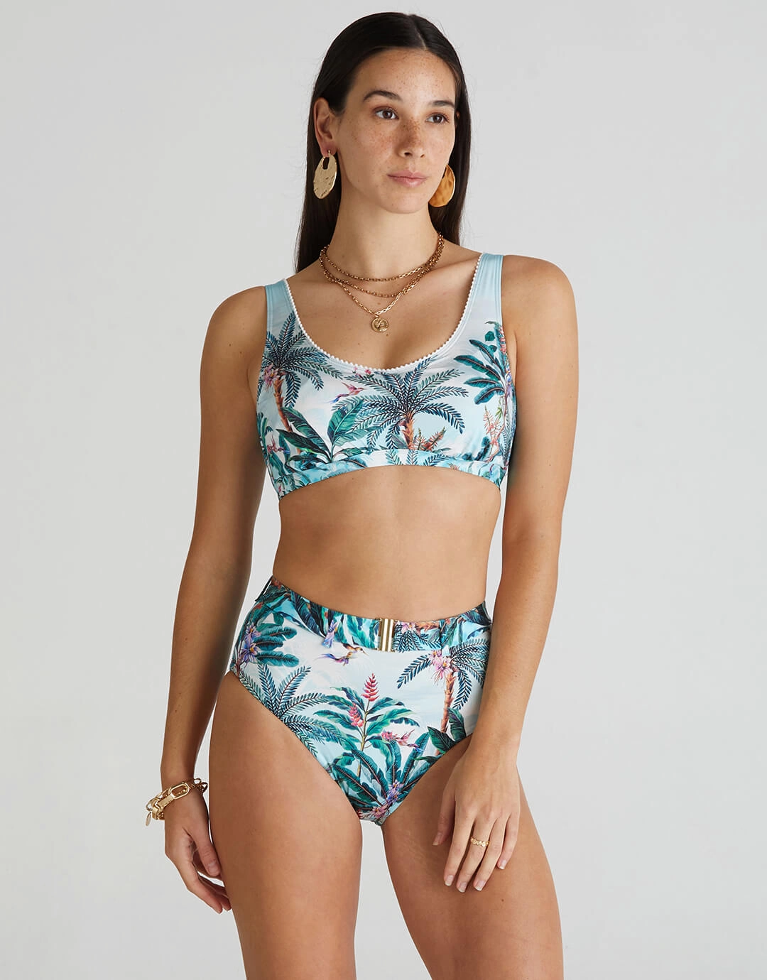 Muse Lucy D/DD Cup Bikini Top - Multi