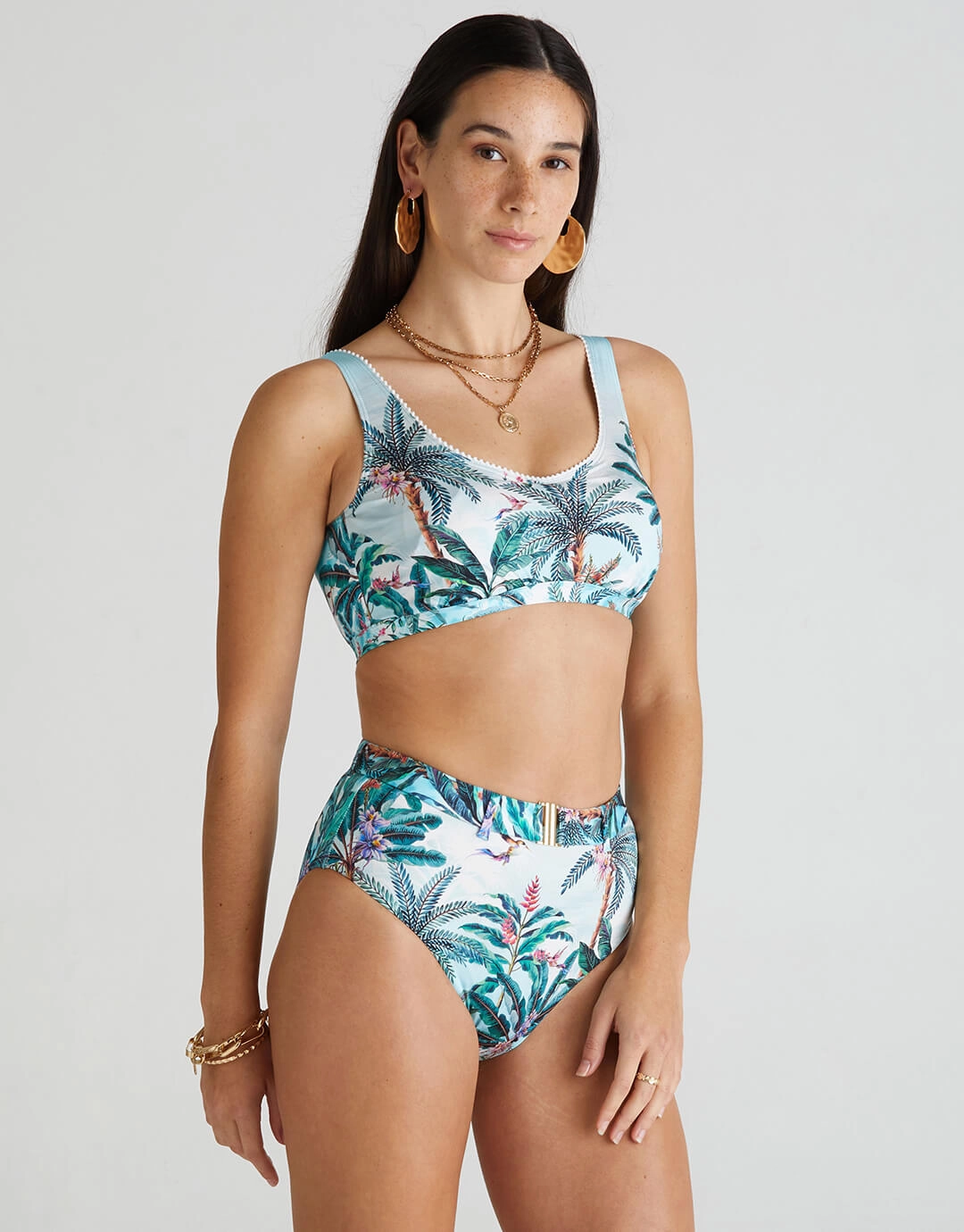 Muse Lucy D/DD Cup Bikini Top - Multi