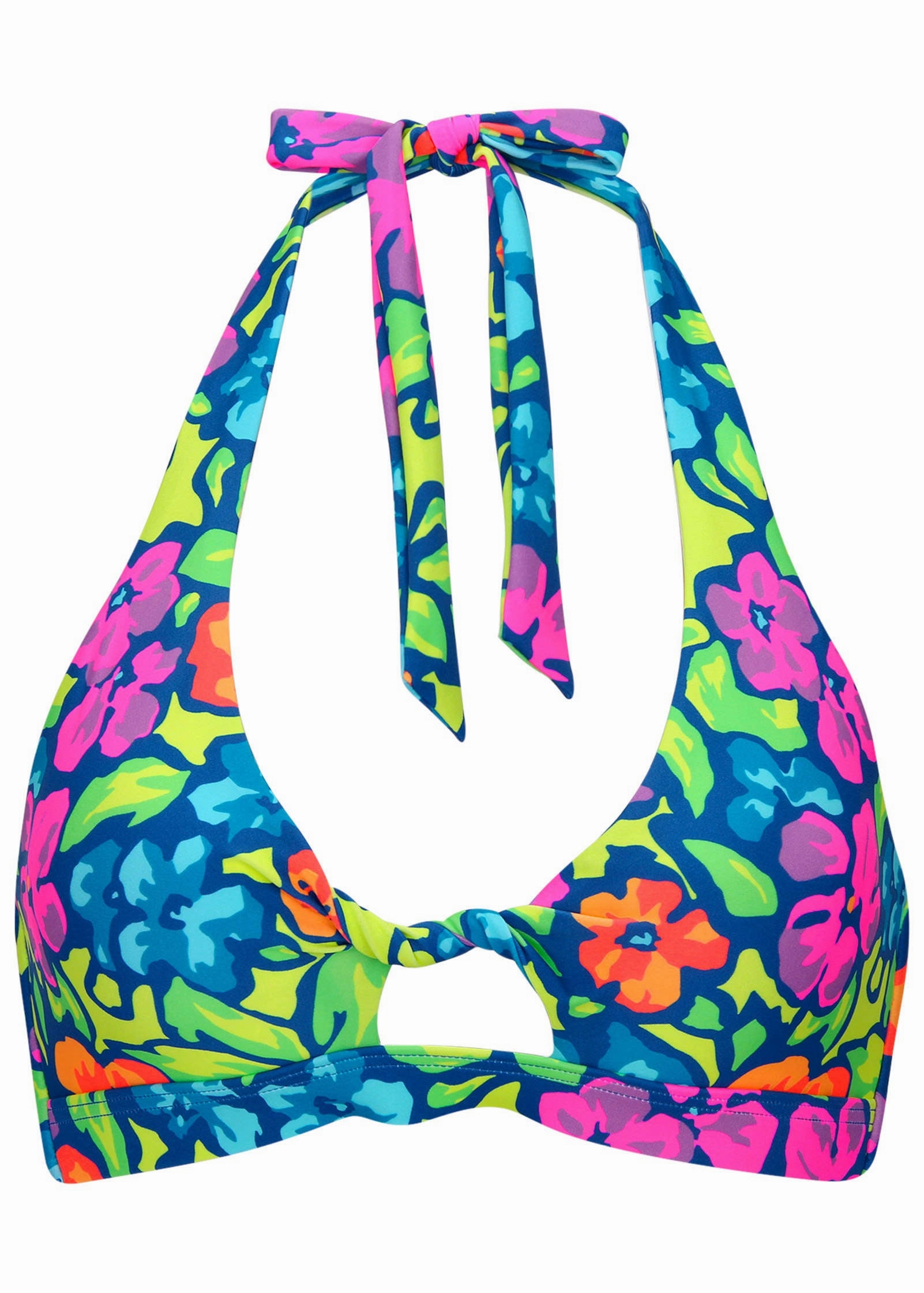 Nassau Halter Top - Flower Garden