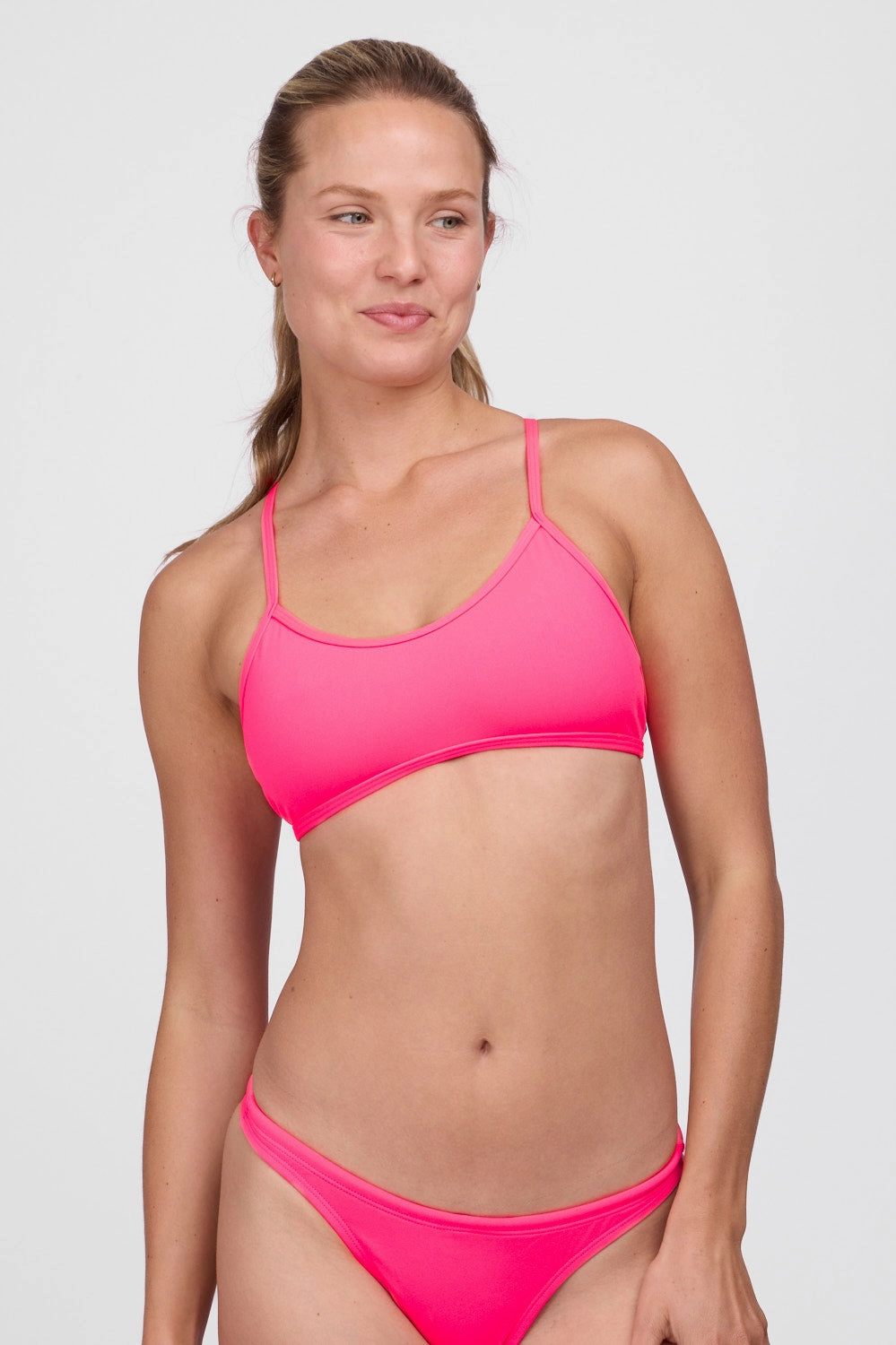Natalie Bikini Top - Hot Pink