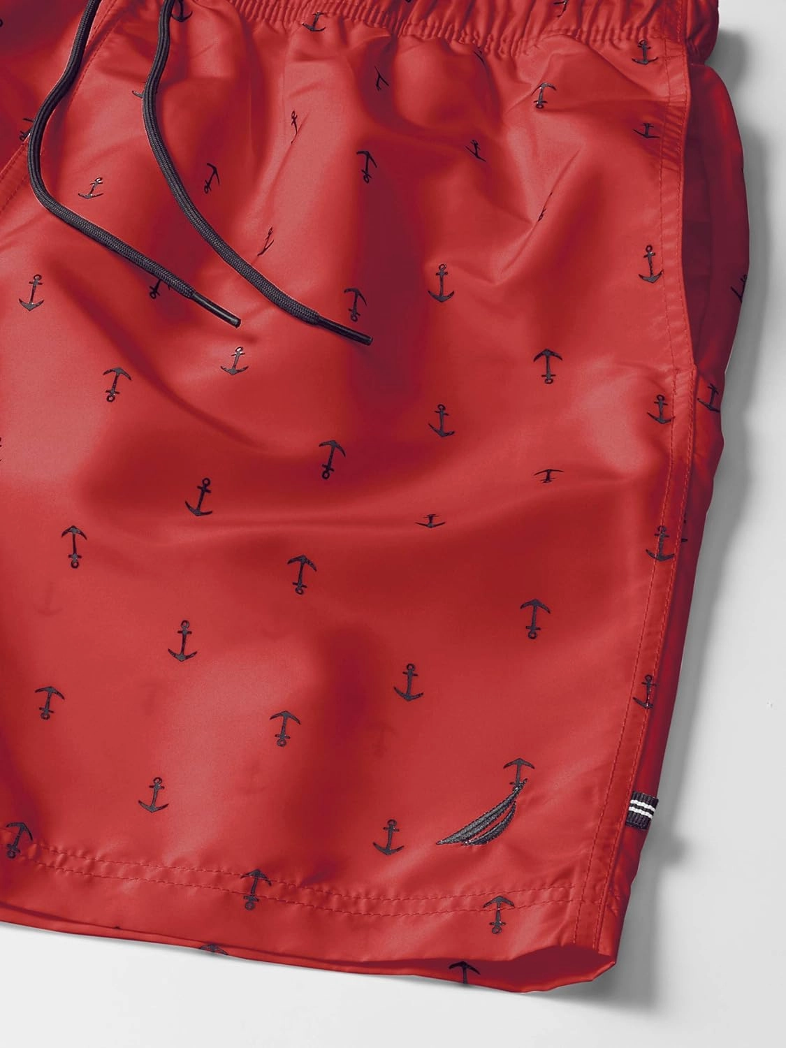 Nautica Men's Standard Quick Dry All Over Classic Anchor Print Swim Trunk
