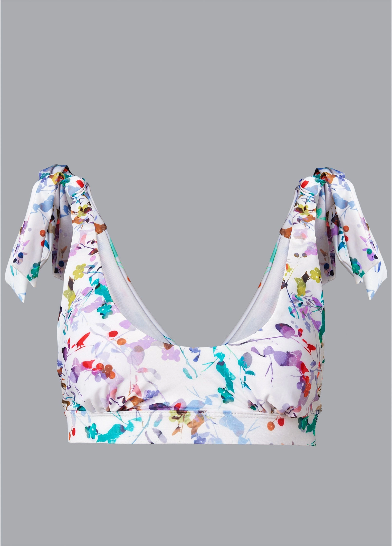 Nikki Bralette Top - Springtime Watercolors