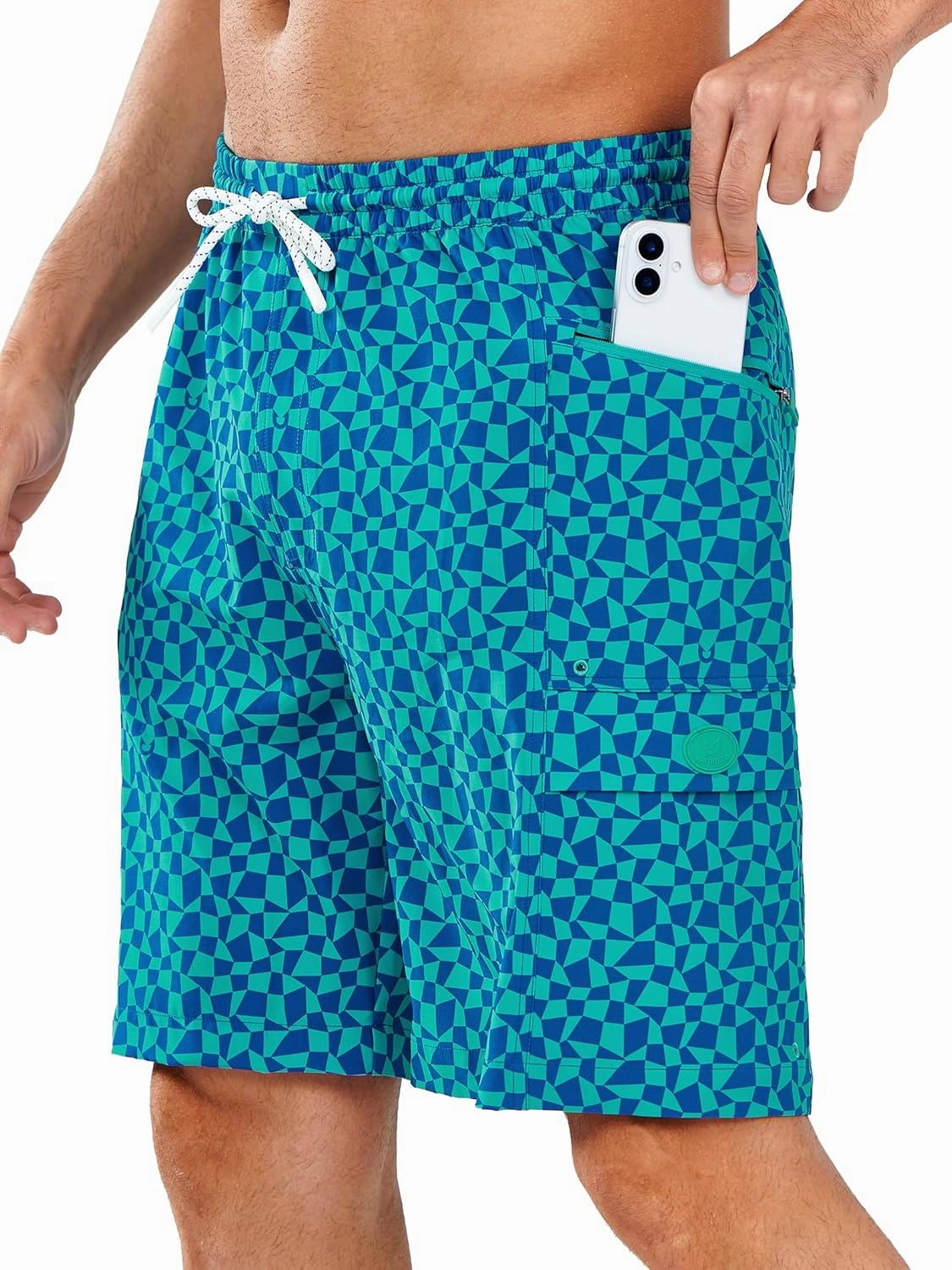 NORTHYARD Men's 9" Board Shorts with 4 Pockets Swim Trunks Swimwear for Men Bathing Suit - No Mesh Liner