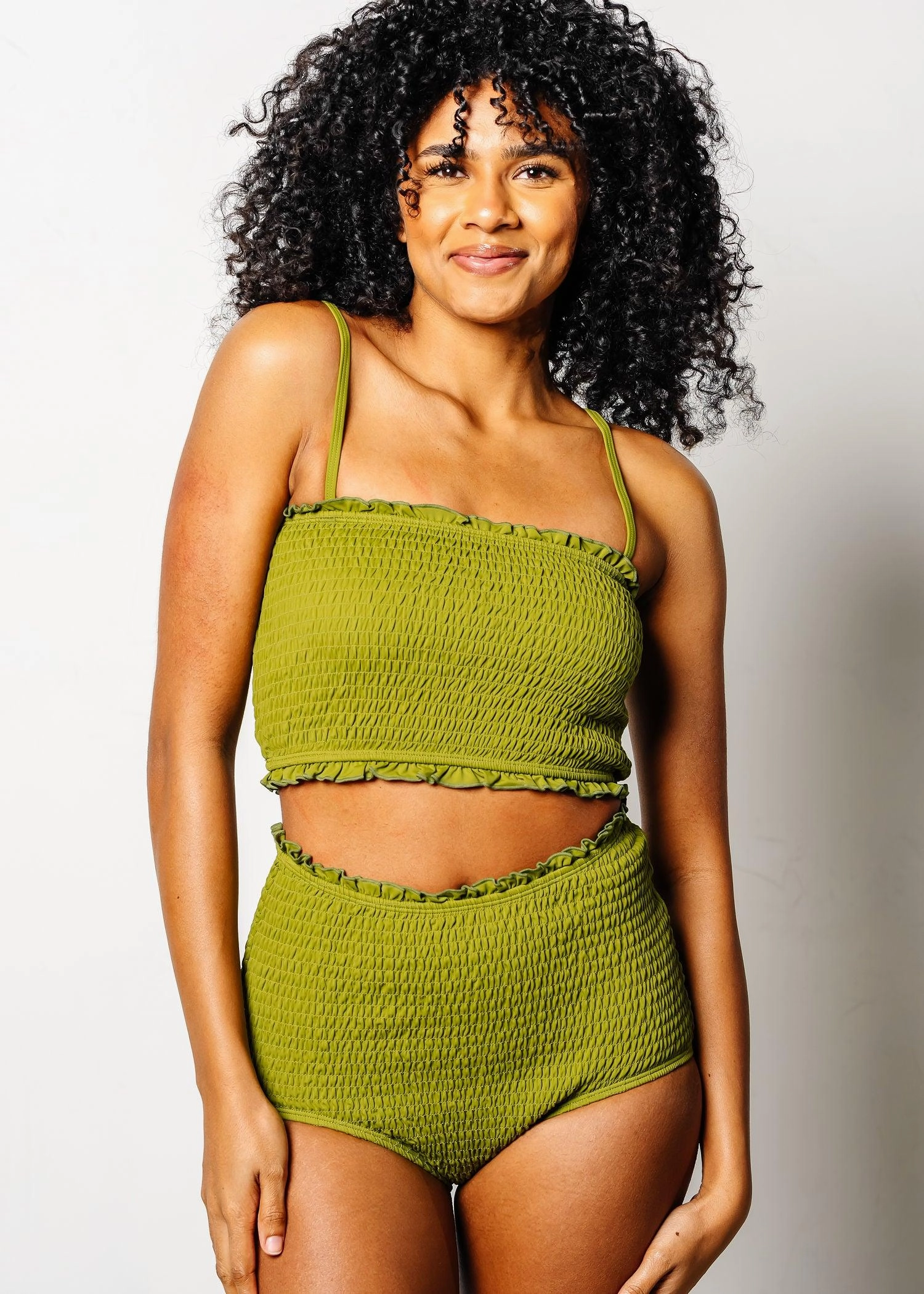 Olive Green | Bandeau Top