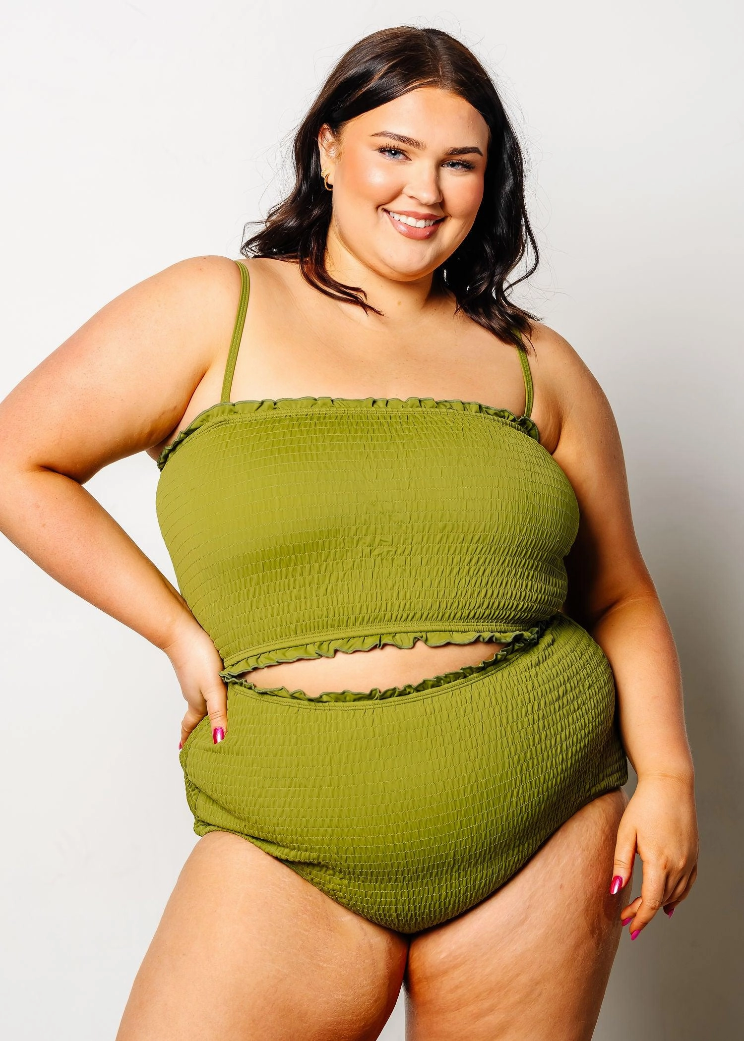 Olive Green | Bandeau Top