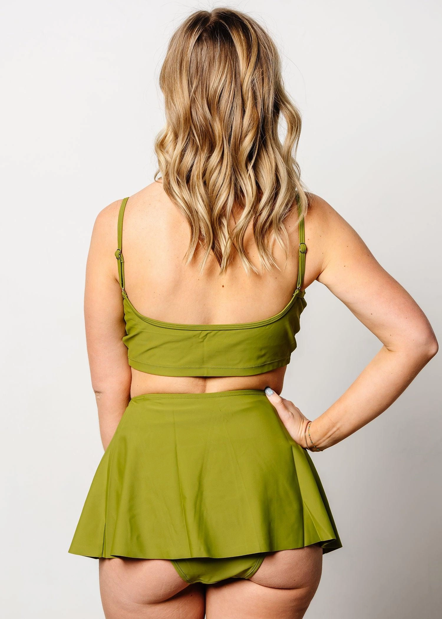 Olive Green | Centered Top